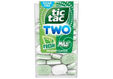 Dražejas piparmētru Two TIC TAC 38,5g