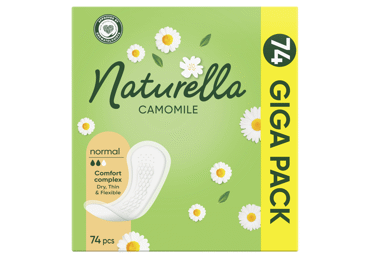 Ikdienas ieliktnīši NATURELLA Camomile 74gab.
