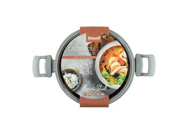 Katls ar vāku UNIWELL 24cm 4,3L - 1