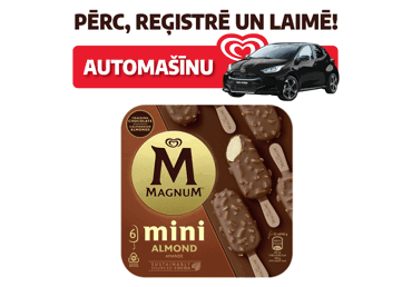 Saldējums Mini Almond MAGNUM 6x46g - 1