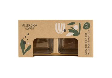 Bļodiņu komplekts AURORA Glass 3gab.