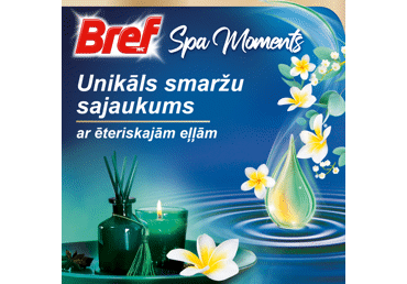 Tualetes bloks BREF Spa Moments 3x50g - 2