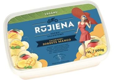 Saldējums RŪJIENA mango sorbets 500g