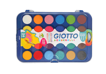 Akvareļkrāsas GIOTTO 24gab.