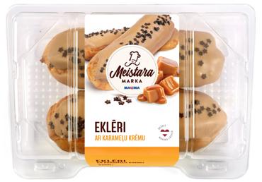 Eklēri ar karameļu krēmu MEISTARA MARKA 2x60g