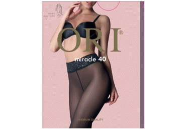 Sieviešu zeķbikses ORI Miracle 40 nero 2