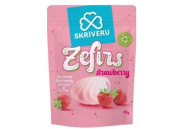 Zefīrs ar zemeņu garšu SKRĪVERU 170g