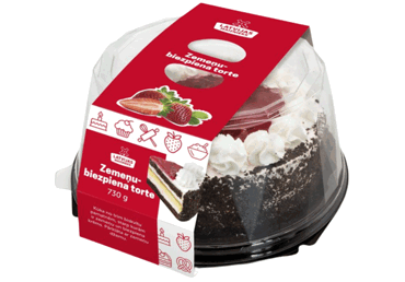 Torte Zemeņu-biezpiena LATVIJAS MAIZNIEKS 730g - 1