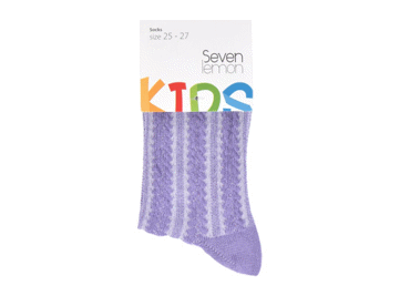 Bērnu zeķes SEVEN LEMON kokvilnas 28-30 - 3
