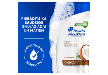 Šampūns Head&Shoulders Deep Hydration Coconut 400ml - 2