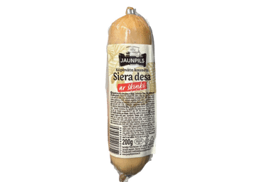 Kūpināta siera desa JAUNPILS ar šķiņķi 200g