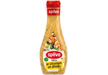 Salātu mērce ar citroniem un olīveļļu SPILVA 390g