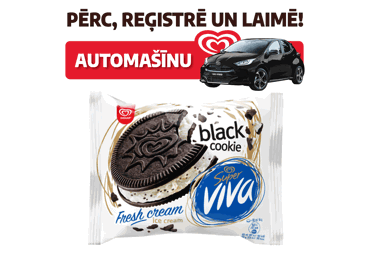 Saldējums SUPER VIVA šokolādes cepumu 66g - 1