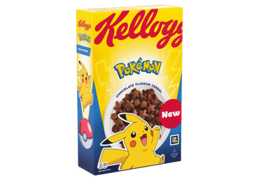 Sausās brokastis Pokemon šokolādes KELLOGG'S 350g