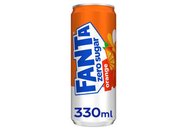 Gāzēts dzēriens FANTA Apelsīnu Zero 330ml D