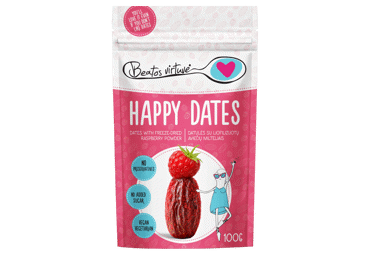 Dateles BEATOS VIRTUVĖ aveņu garša 100g