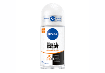 Dezodorants NIVEA Black&White rullītis sievietēm 50ml