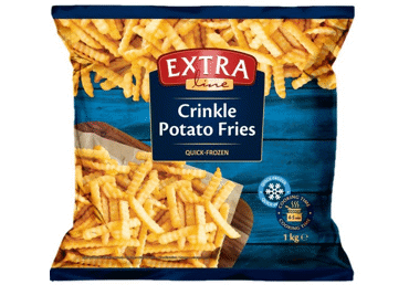 Kartupeļi frī EXTRA LINE rievoti 1kg