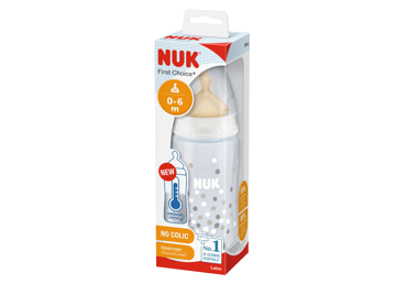 Pudele NUK ar lateksa knupīti 300ml