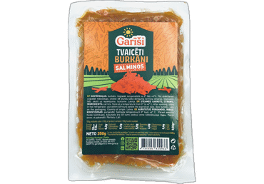 Burkānu salmiņi GARĪŠI tvaicēti 350g