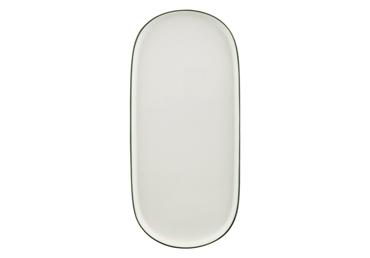 Ovāls šķīvis AURORA Dark Rim 25x11cm