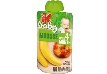 Biezenis KUBUŠ BABY ābolu-banānu 4+ 100g