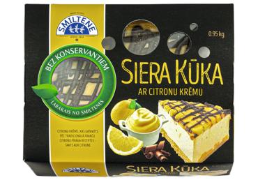 Siera kūka ar citronu krēmu SMILTENE 950g - 1