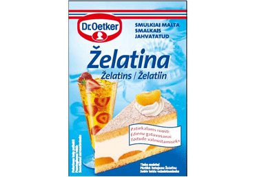 Želatīna lapas DR. OETKER 10g