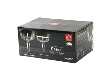 Šampanieša glāzes Opera RCR 230ml 6gab.