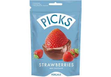 Liofilizēt.zemenes kakao glaz.PICKS 90g