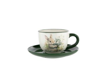 Krūze ar apakštasi ILAJA Rabbit 200ml