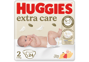 Autiņb.HUGGIES Extra Care S2 3-6kg 24gab