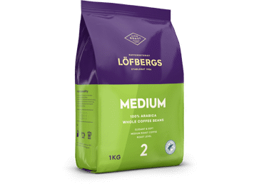 Kafijas pupiņas LOFBERGS Medium Roast 1kg - 2
