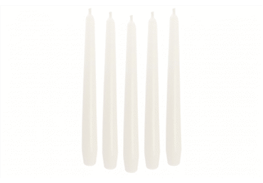 Galda svece balta 2,3x24,5cm - 2