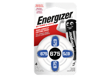 Bater.ENERGIZER 675 1.45V 620mAh 4gab.