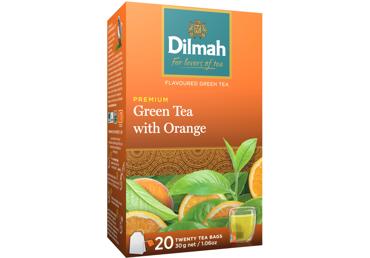 Zaļā tēja DILMAH apelsīnu 20x1,5g