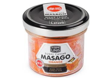 Suši ikri Masago oranži SUDRABLĪNIS 80g