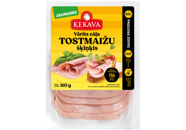 Vārīts cāļa šķiņķis Tostmaižu ĶEKAVA 110g