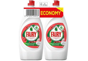 Trauku mazgāšanas līdzeklis FAIRY Pomergranate 2x900ml