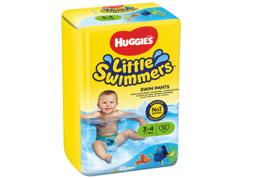 Autiņbiksītes HUGGIES Swim peldēšanai 7-15kg 12gab.