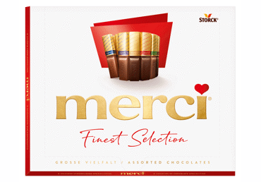 Konfekšu kārba MERCI 250g 