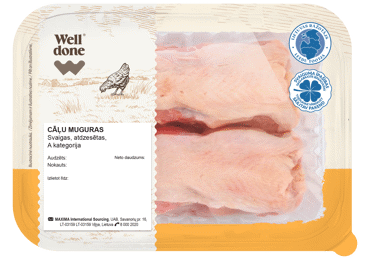Cāļa muguras WELL DONE fas.