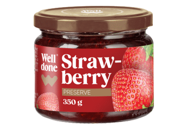 Ievārījums WELL DONE zemeņu 350g