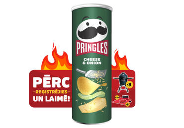 Sāļā uzkoda PRINGLES ar siera un sīpolu garšu 165g - 1