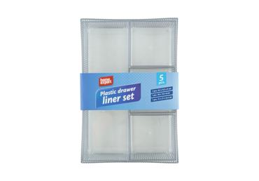 Plastmasas atvilktņu ieliktņu komplekts 5gab.