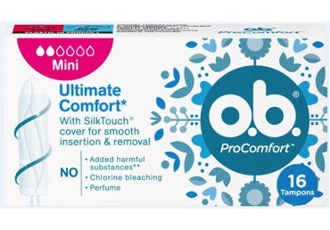 Higiēniskie tamponi O.B.PRO COMFORT MINI 16gab. - 1