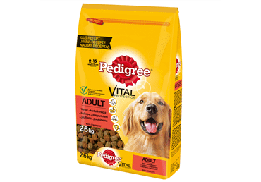 Sausā suņu bar.PEDIGREE liel/majp.2.6kg