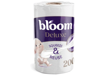 Papīra dvieļi BLOOM Deluxe 3k.200lap.