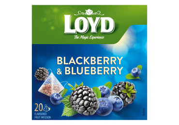 Augļu tēja LOYD kazeņu-melleņu 20x2g - 2