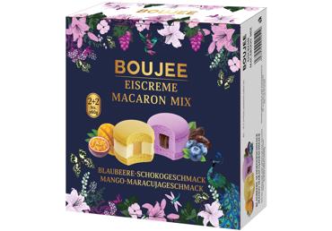 Saldējums makarūni mango melleņu BOUJEE 4x60g